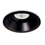 Foco basculante empotrar Konica 98mm Negro, para Lámpara GU10/MR16